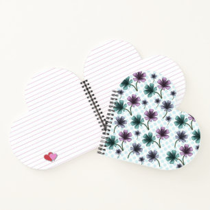 Carnet Motif floral Cottagecore doux   Esthétique pastel