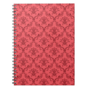 Carnet Motif floral de damassé