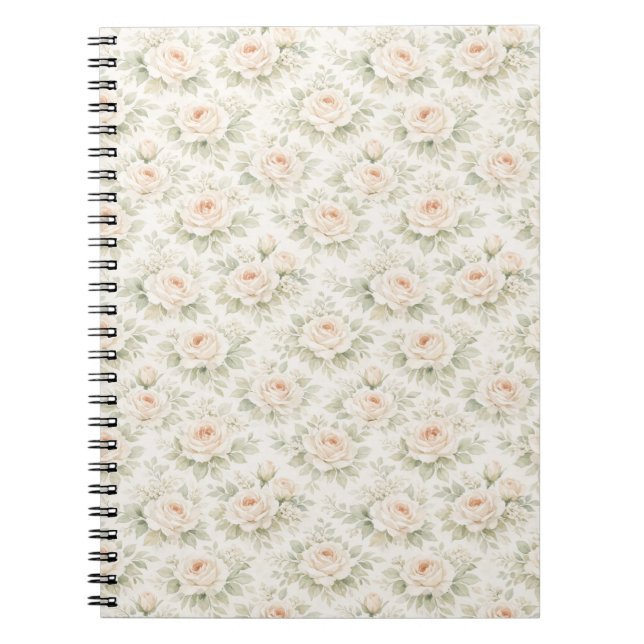 Carnet Motif floral de mariage (Devant)