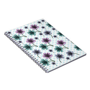 Carnet Motif floral doux Cottagecore   Esthétique pastel