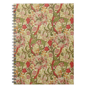 Carnet Motif floral Golden Lily de William Morris