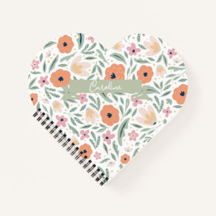 Carnet Motif floral Pastel Spring