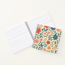 Motif floral peint à la main – Botanique colorée