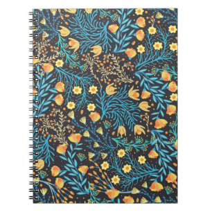 Carnet Motif floral sans soudure. Flèche créative dessiné