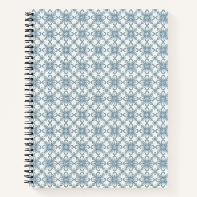 Carnet Motif floral scandinave (Devant)