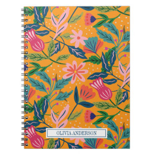 Carnet Motif floral tropical moderne