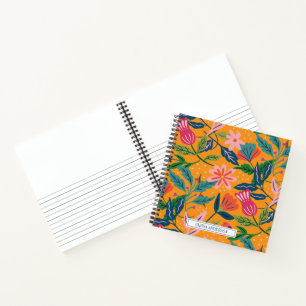 Carnet Motif floral tropical moderne
