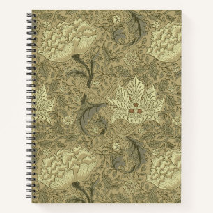 Carnet Motif floral William Morris Windrush : Vintage