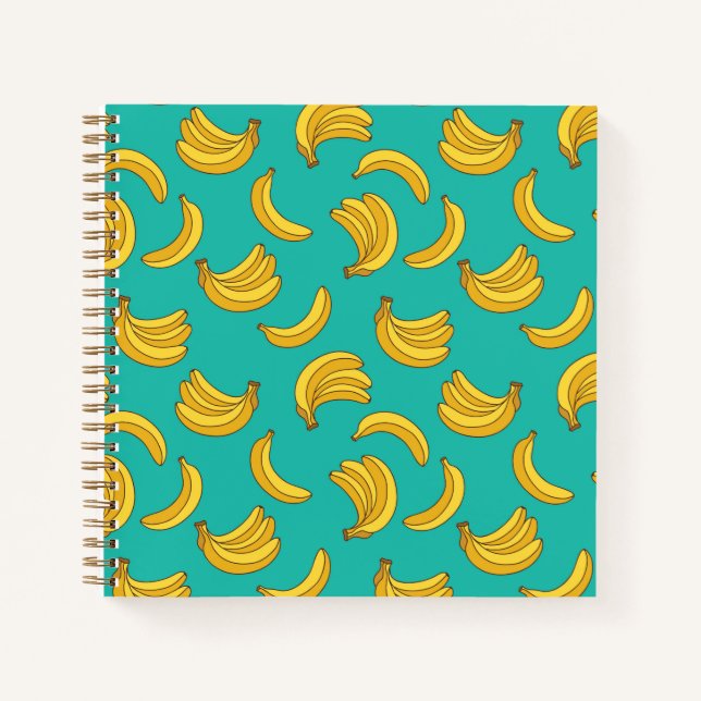 Carnet Motif Fruit Banana (Devant)