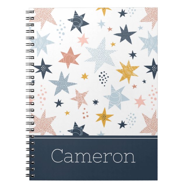 Carnet Motif Fun Star (Devant)