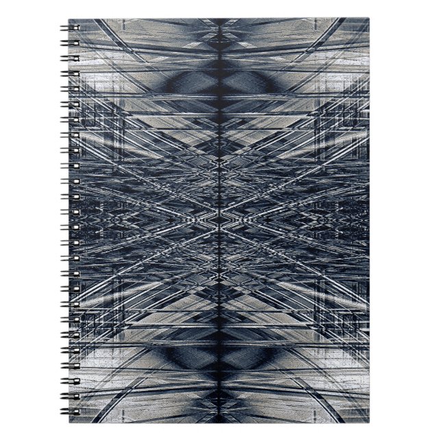 Carnet motif futuriste Abstrait (Devant)