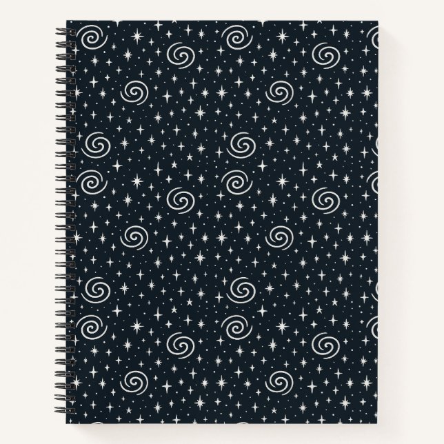 Carnet Motif Galaxy (Devant)