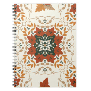 Carnet Motif géométrique abstrait floral sans joint