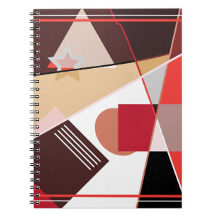 Carnet Motif géométrique abstrait, foulard en soie châle