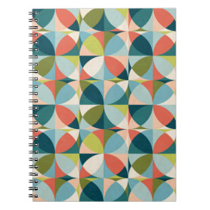 Carnet Motif géométrique Abstrait sans couture au milieu