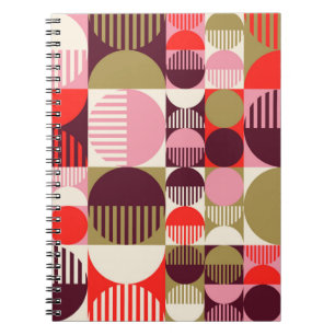 Carnet Motif géométrique abstrait sans couture vintage mo
