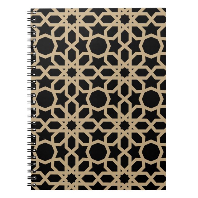 Carnet Motif géométrique arabe islamique Conception Abstr (Devant)