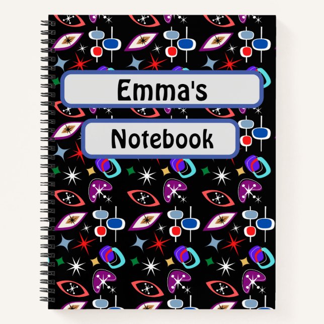Carnet Motif géométrique coloré (Devant)