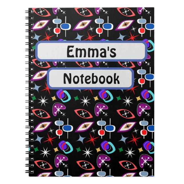 Carnet Motif géométrique coloré (Devant)