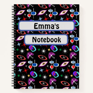 Carnet Motif géométrique coloré