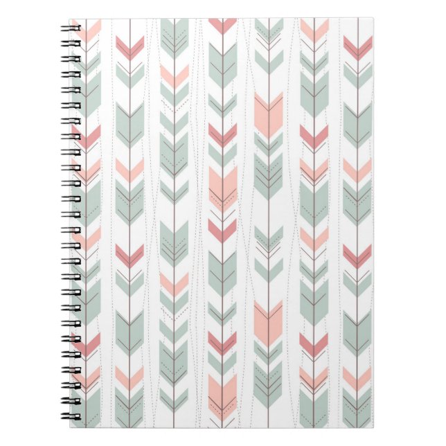 Carnet Motif géométrique dans le rétro style (Devant)