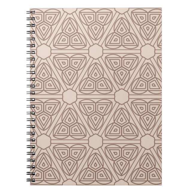 Carnet motif géométrique décoratif sans couture. illustra (Devant)