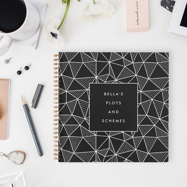 Carnet Motif géométrique des lots et des schémas personna (Créateur téléchargé)