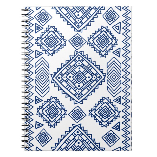 Carnet Motif géométrique homogène (Devant)