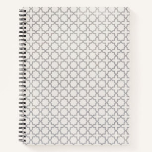 Carnet Motif géométrique islamique beige