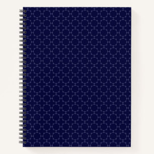 Carnet Motif géométrique islamique bleu foncé