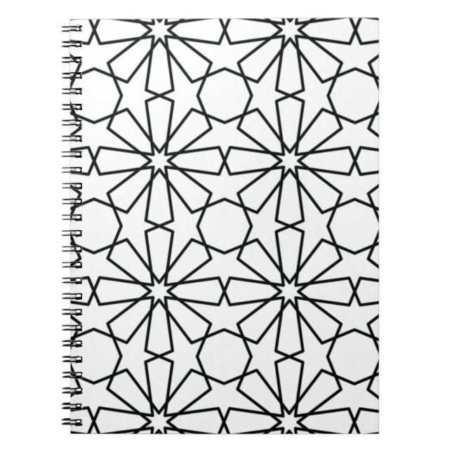 Carnet Motif géométrique islamique Design arabe (Devant)