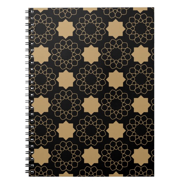 Carnet Motif géométrique islamique Design turc (Devant)