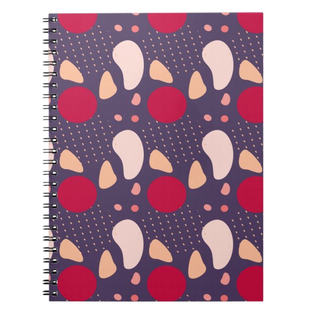 Carnet Motif géométrique moderne. (Devant)