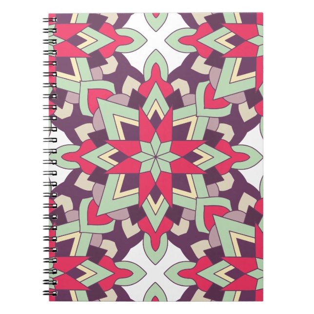 Carnet Motif géométrique moderne – Couleur minimale  (Devant)