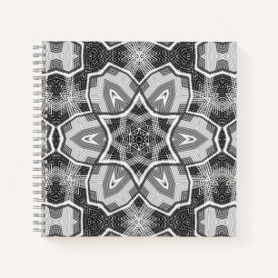 Carnet Motif géométrique noir blanc