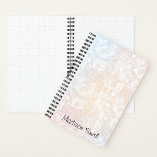 Carnet Motif géométrique personnalisé