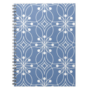 Carnet Motif géométrique sans couture avec lignes ondulée