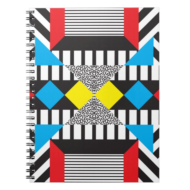 Carnet Motif géométrique sans couture dans un style abstr (Devant)
