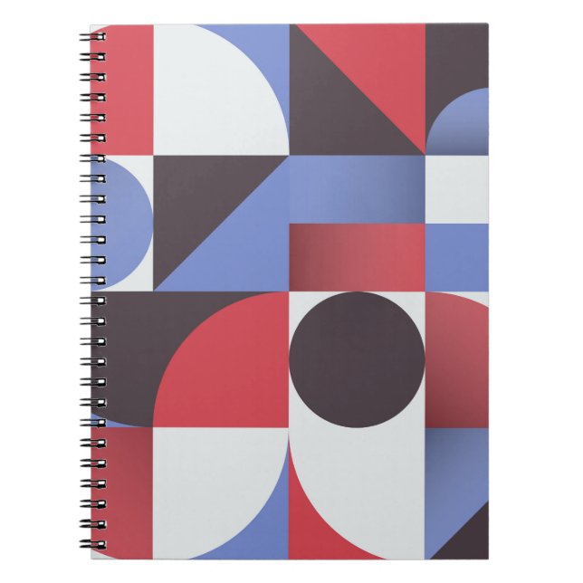Carnet Motif géométrique simple Abstrait (Devant)
