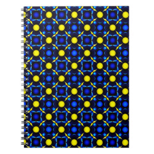 Carnet Motif Géométrique Symétrique Abstrait