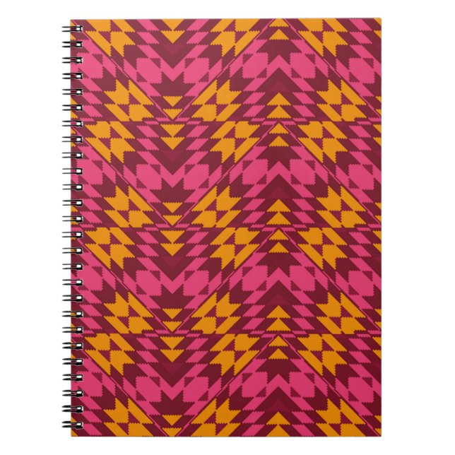 Carnet Motif géométrique transparent (Devant)