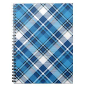 Carnet Motif géométrique Vintage tendance bleu