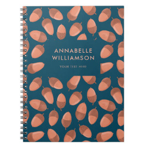 Carnet Motif gland de chêne