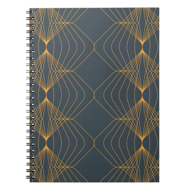 Carnet Motif graphique géométrique chic, élégant et simpl (Devant)