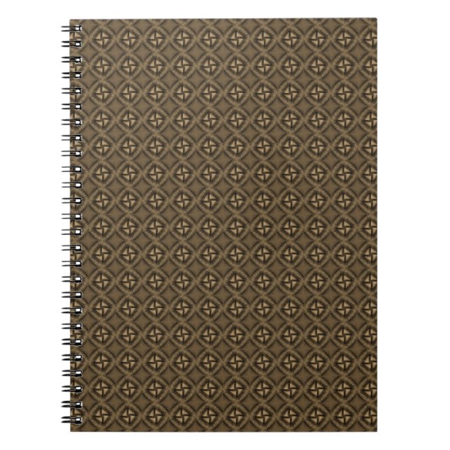 Carnet motif gris Abstrait (Devant)