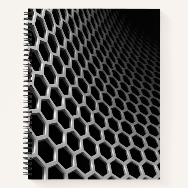 Carnet Motif Hexagon (Devant)