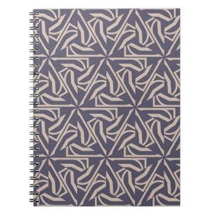 Carnet Motif Hipster avec éléments polygonaux. Triangles