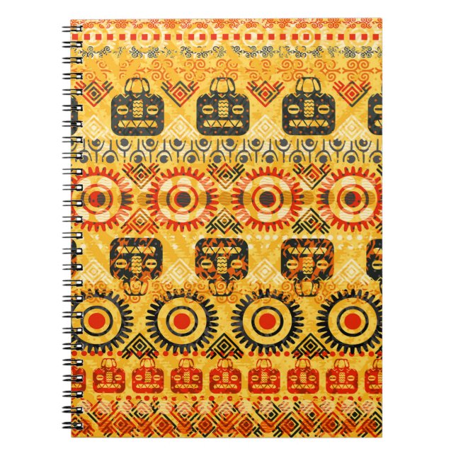 Carnet Motif homogène tribal (Devant)
