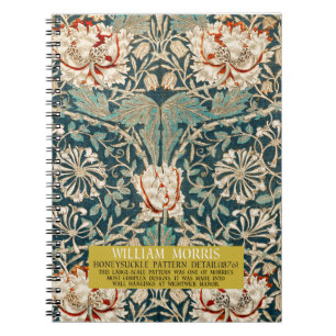 Carnet Motif Honeysuckle - Design de William Morris