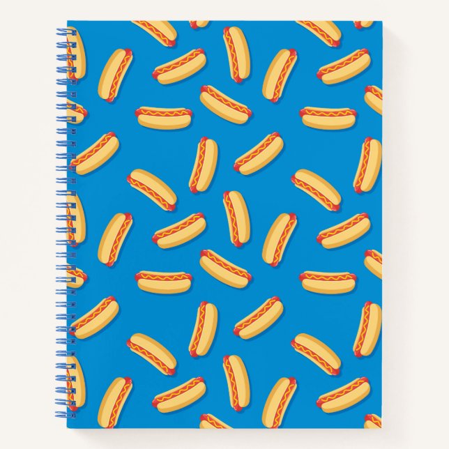 Carnet Motif Hotdogs de restauration rapide (Devant)